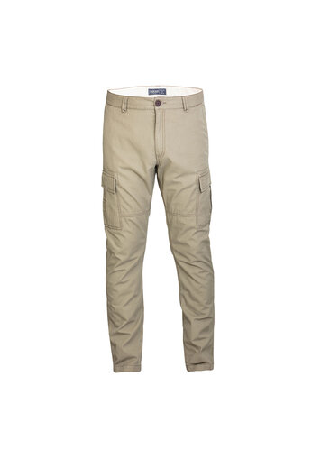 Khaki kalhoty s kapsami