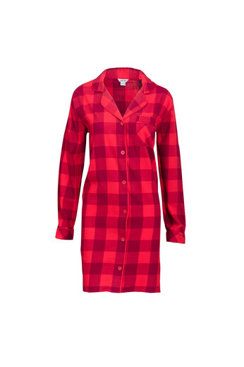 Kostkovaná noční košile