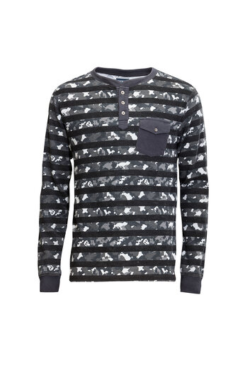 Šedé triko s kapsičkou