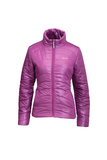 Fialová prošívaná bunda