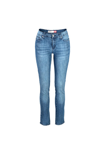 Modré skinny džíny