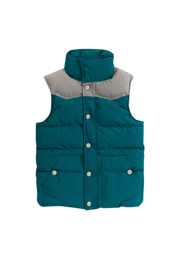 Zelená prošívaná vesta