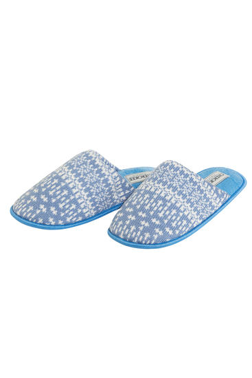 Dámské bačkory s norským vzorem