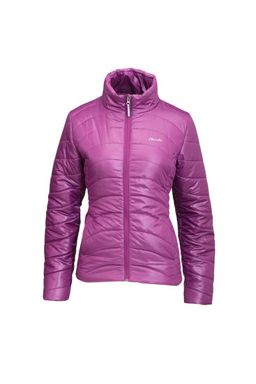 Fialová prošívaná bunda