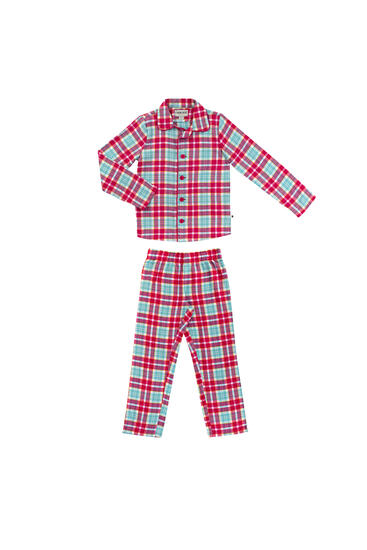 Kostkované pyžamo