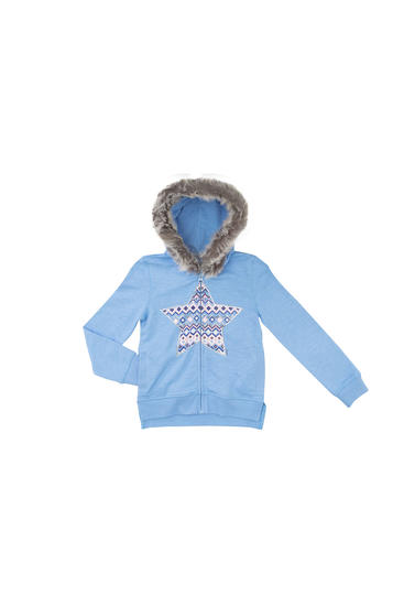 Mikina s hvězdou a kapucí