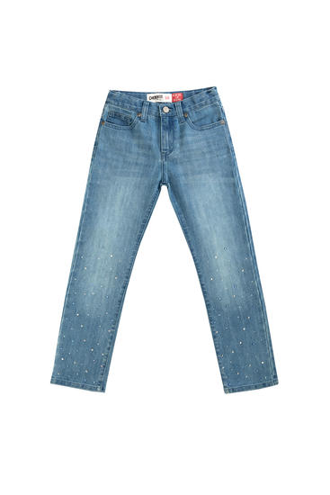 Džíny s kamínky